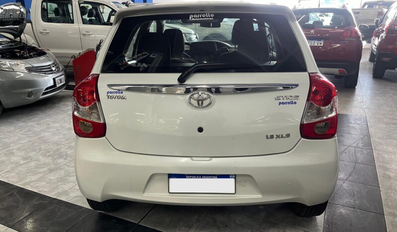 Etios Xls 2016 lleno